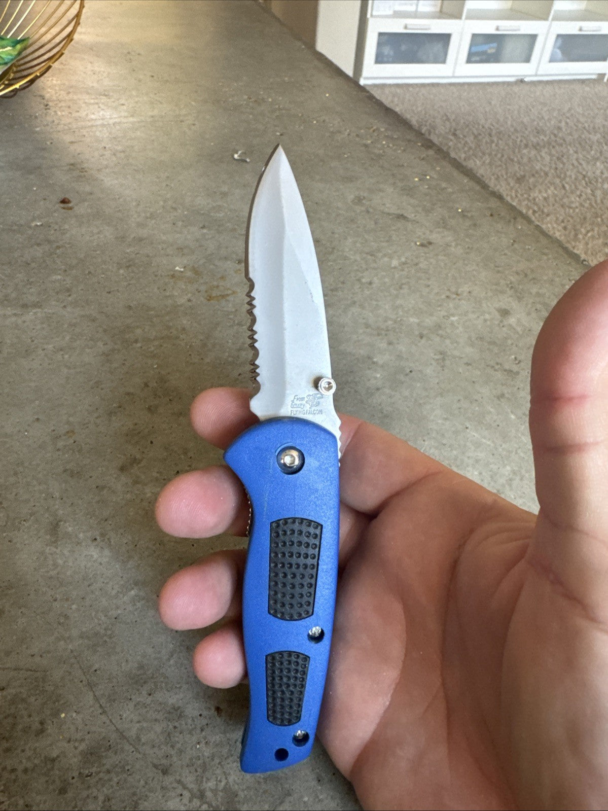 Delta Ranger Blue Folding Pocket Knife 3.5