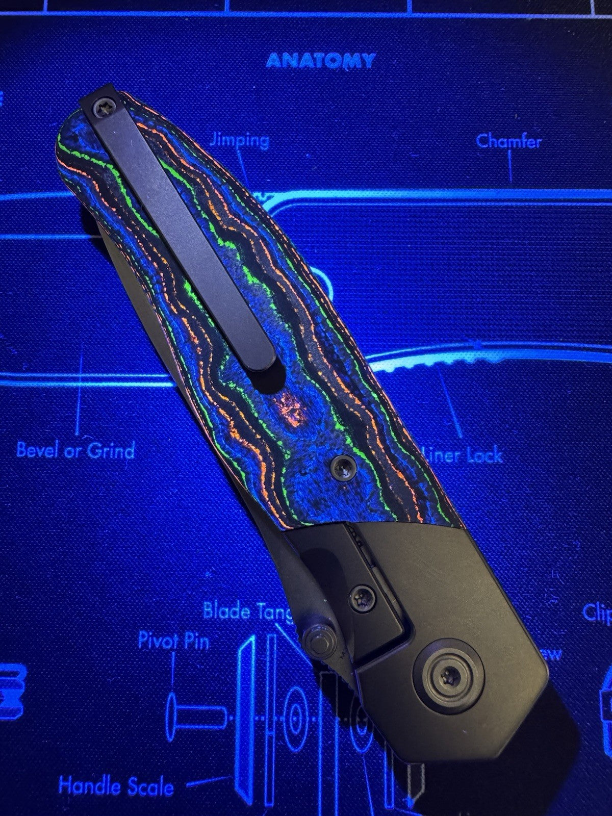KB  Velvet Snake M390/TITANIUM & 80's Camo Carbon Fiber
