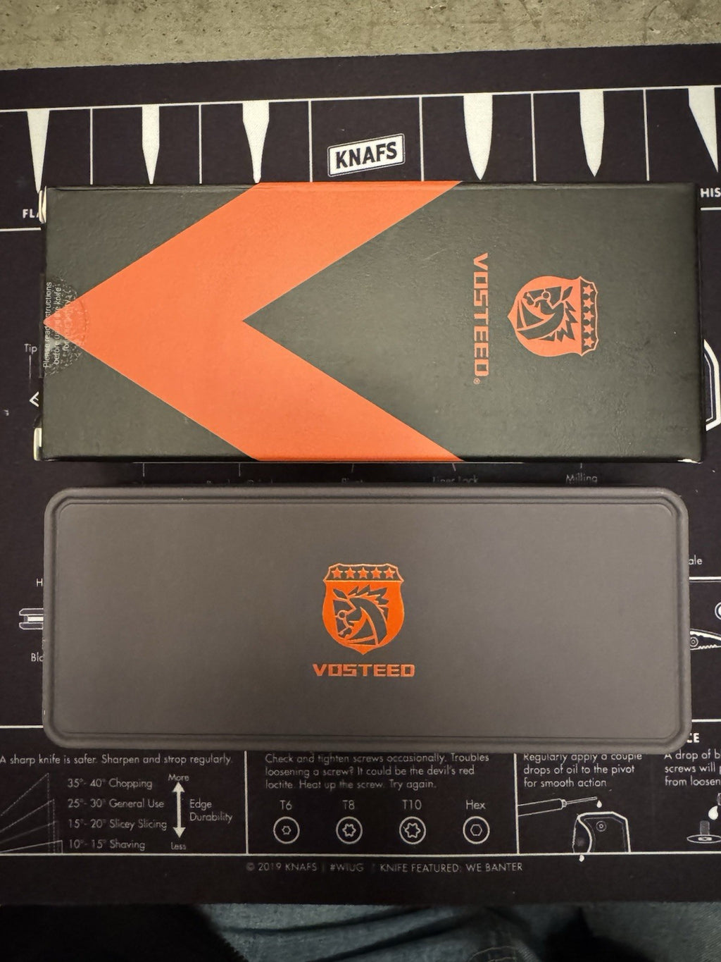 Vosteed Marten Silver- Top Liner Lock (2.98" 154CM Blade & Aluminum Handle)