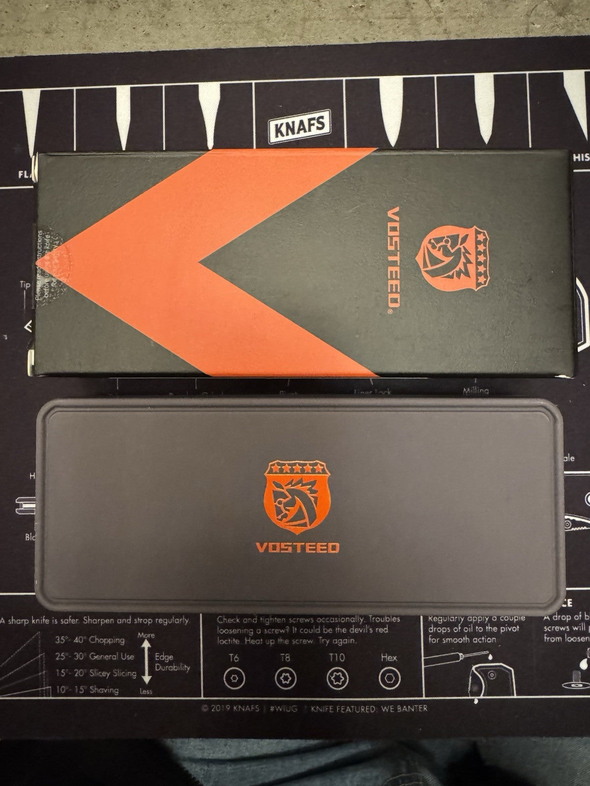 Vosteed Marten Silver- Top Liner Lock (2.98" 154CM Blade & Aluminum Handle)