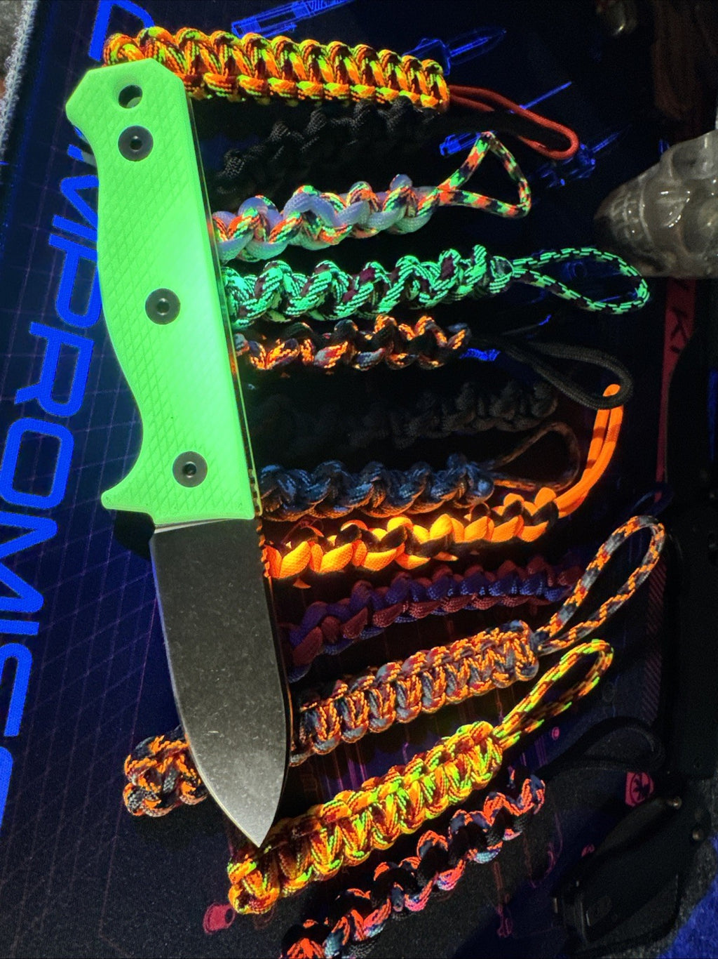 UV-Reactive Fixed Blade USA MADE