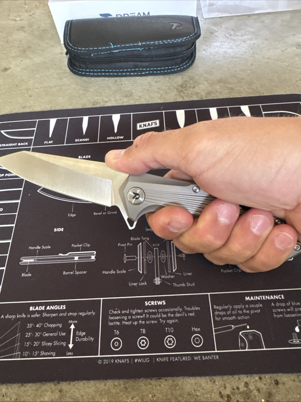 Dreamtech D3287th Anodized Titanium D2 Steel Full Size!!