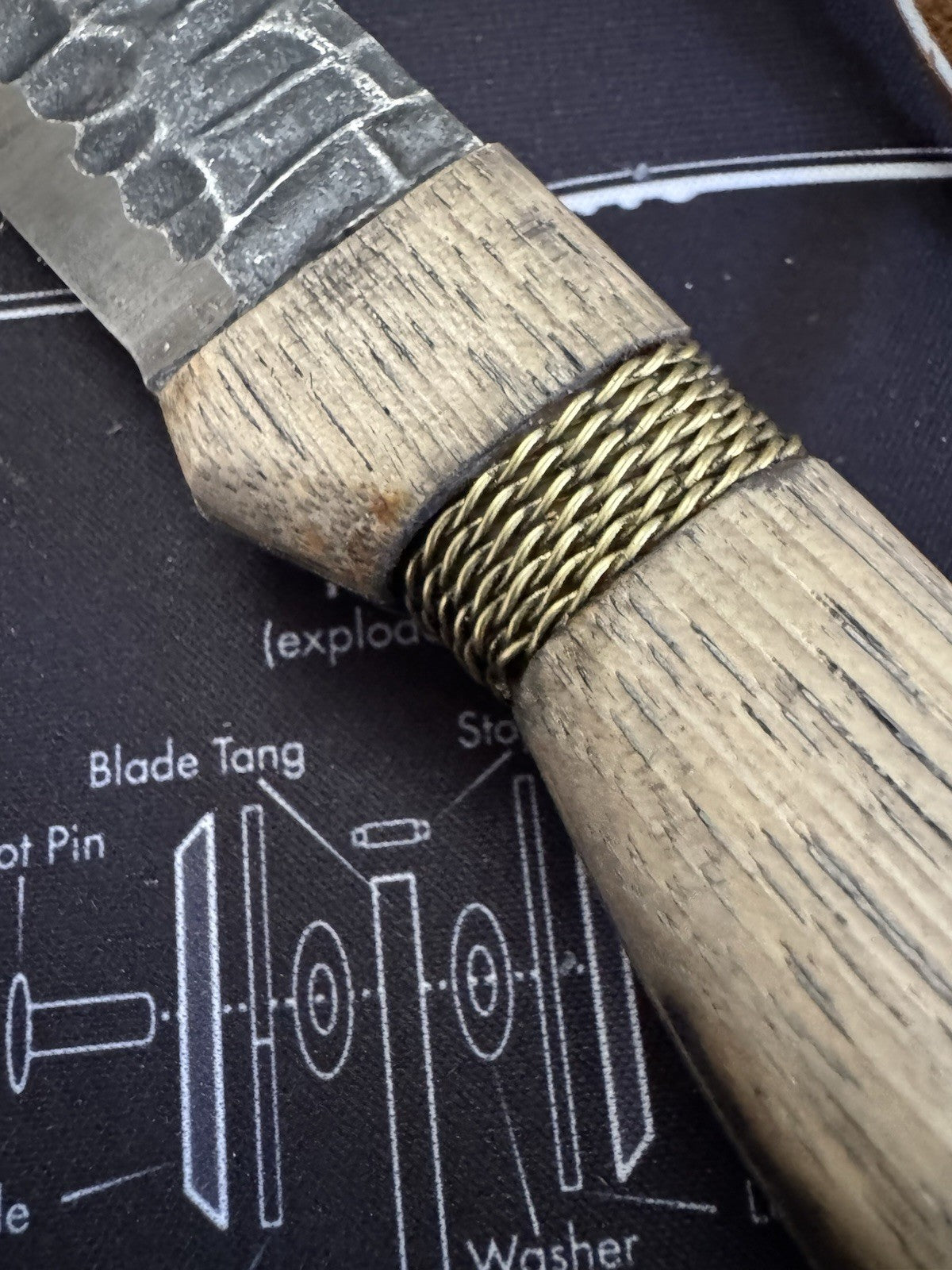 Condor Cavelore Fixed Knife 4.25" 1095HC Steel Blade American Hickory Handle