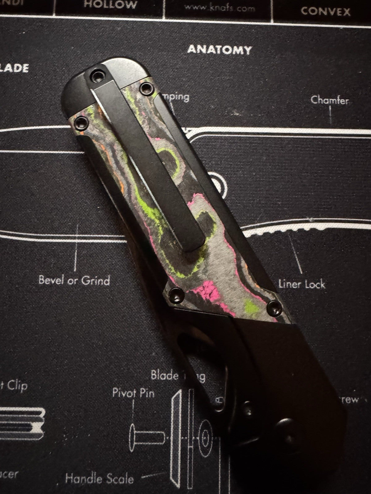 🔥#161 Kizer Militaw, DLC M390, Titanium + 80s Camo Carbon RARE FULL SIZE