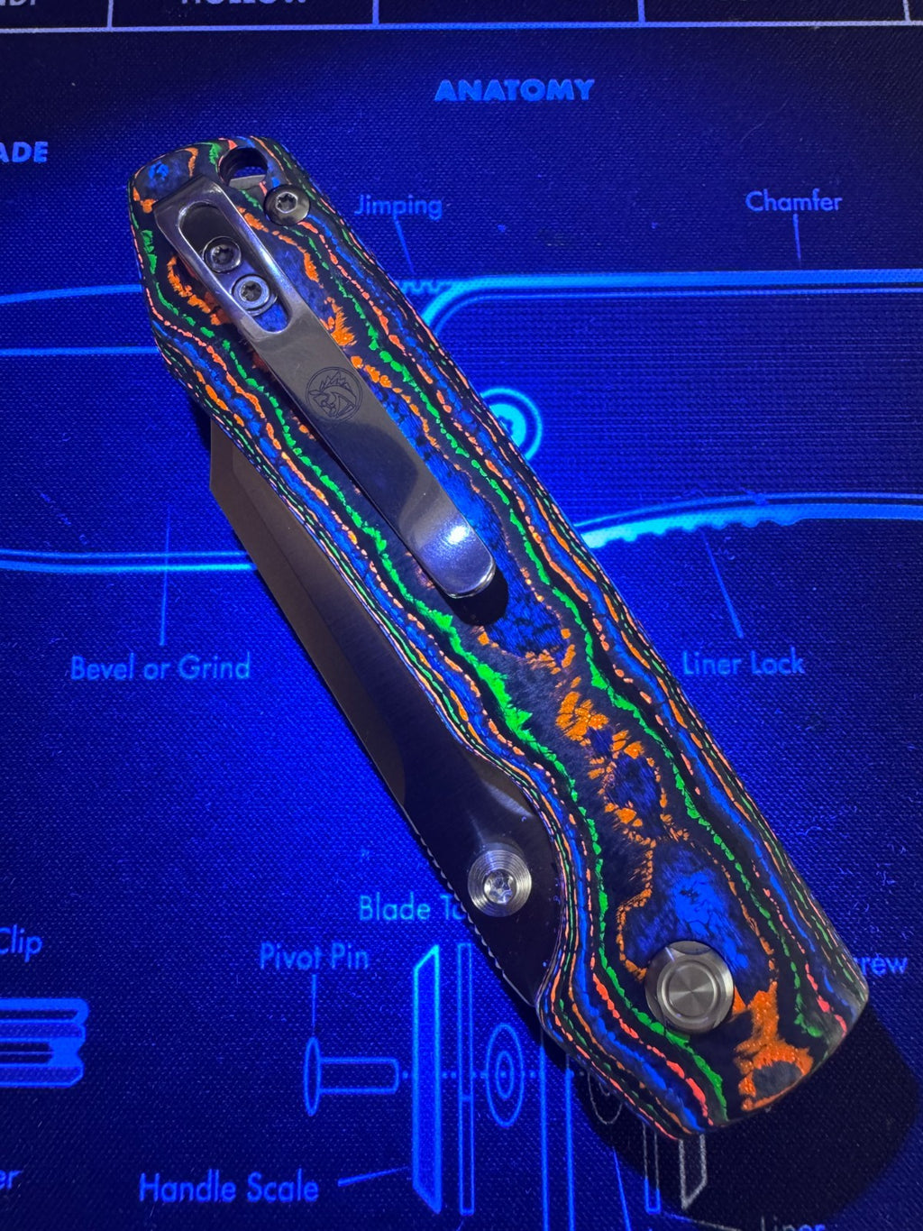 Vosteed Raccoon M390 Satin 80s Camo Carbon Fiber BR OP Exclusive
