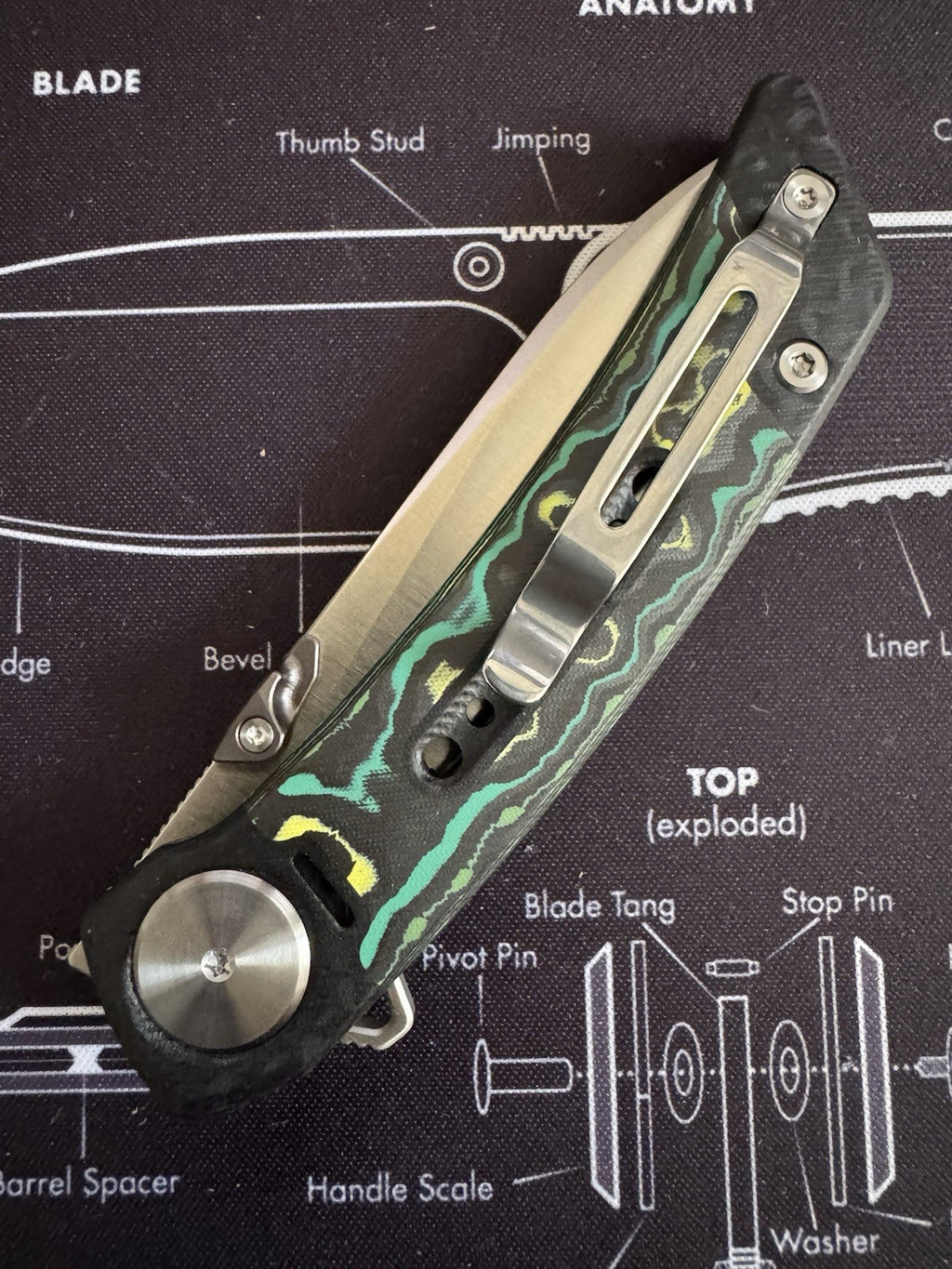 RARE Shot Show Dreamtech Prototype / Sample Yellow, Green CF, G10