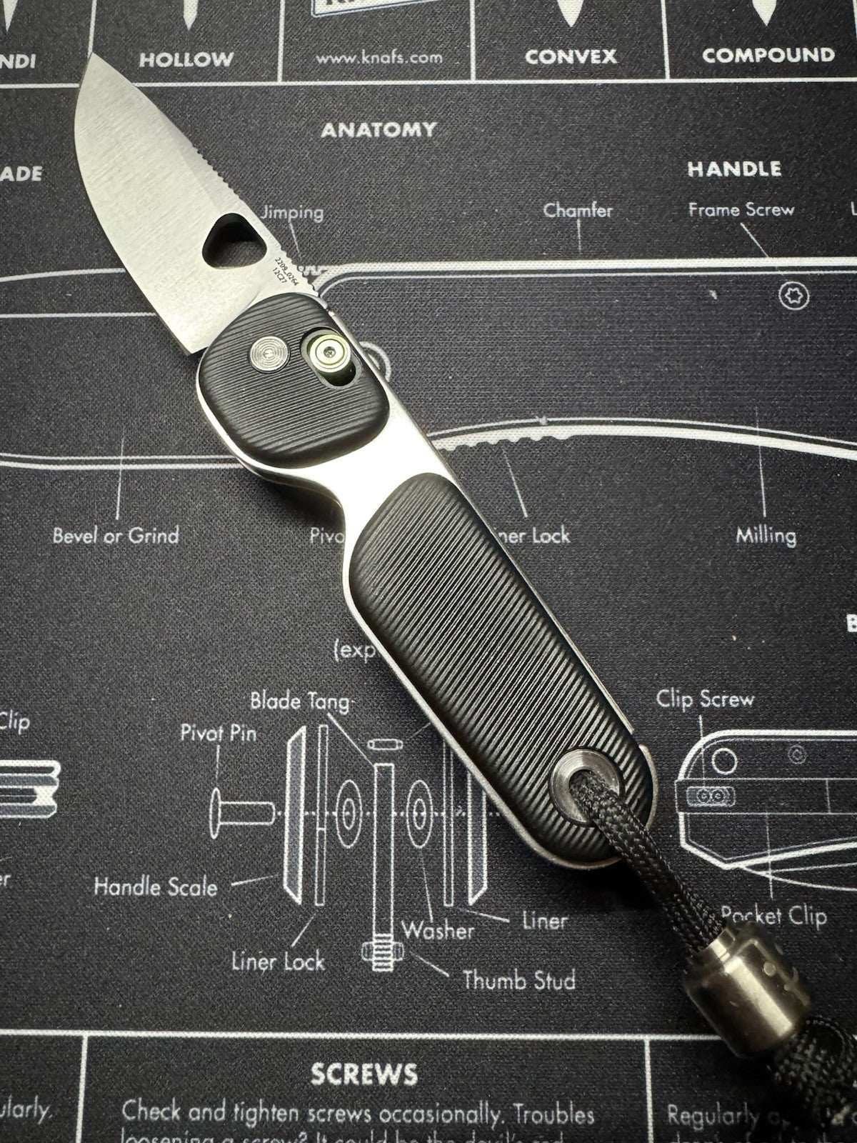 New! Genuine JAMES BRAND "The Redstone" Black/Stainless Pocket Knife Nice!