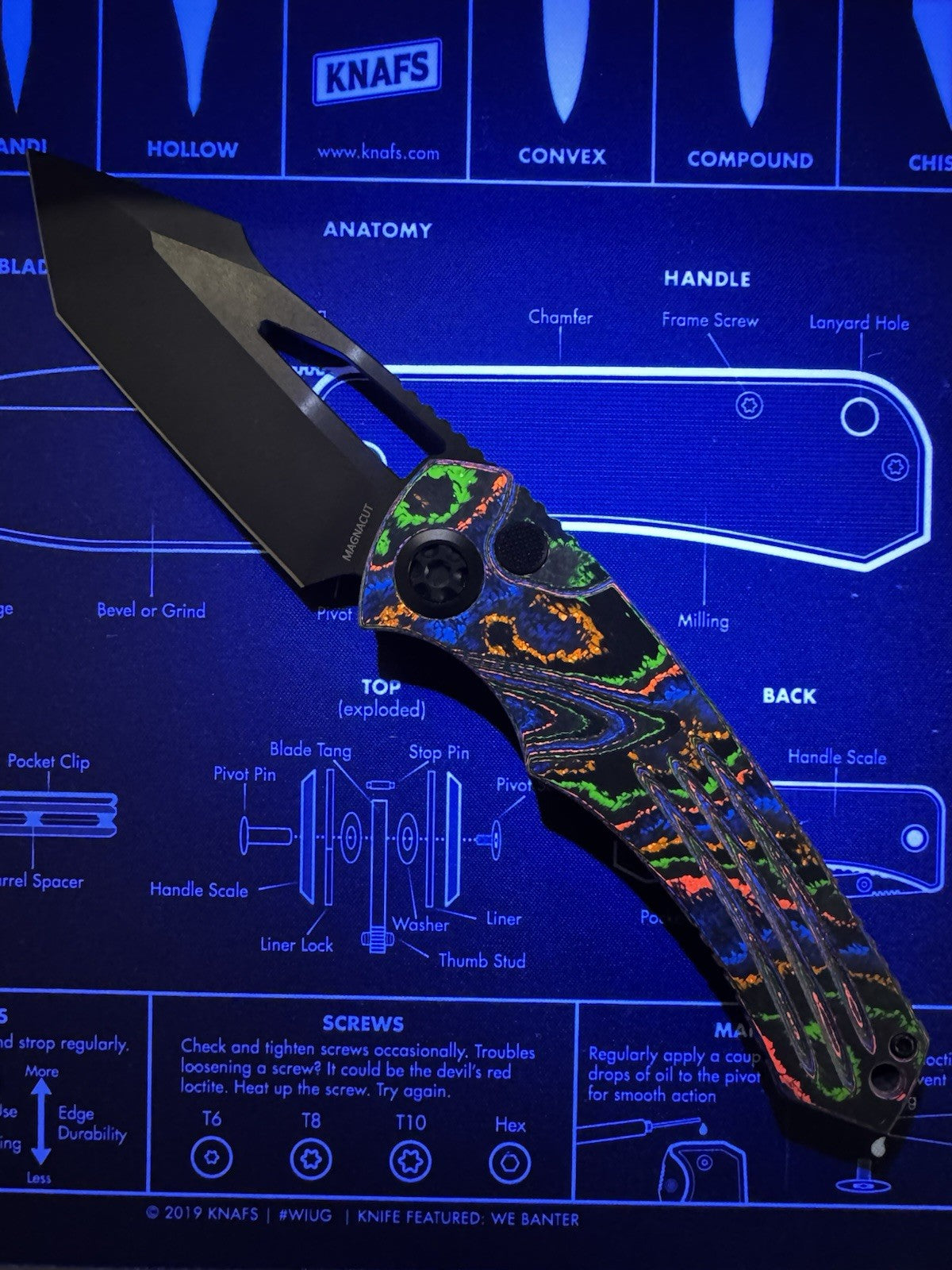 #69 HERETIC PARIAH BROP EXCL MAGNACUT DLC TANTO 80’S CARBON FIBER USA RARE