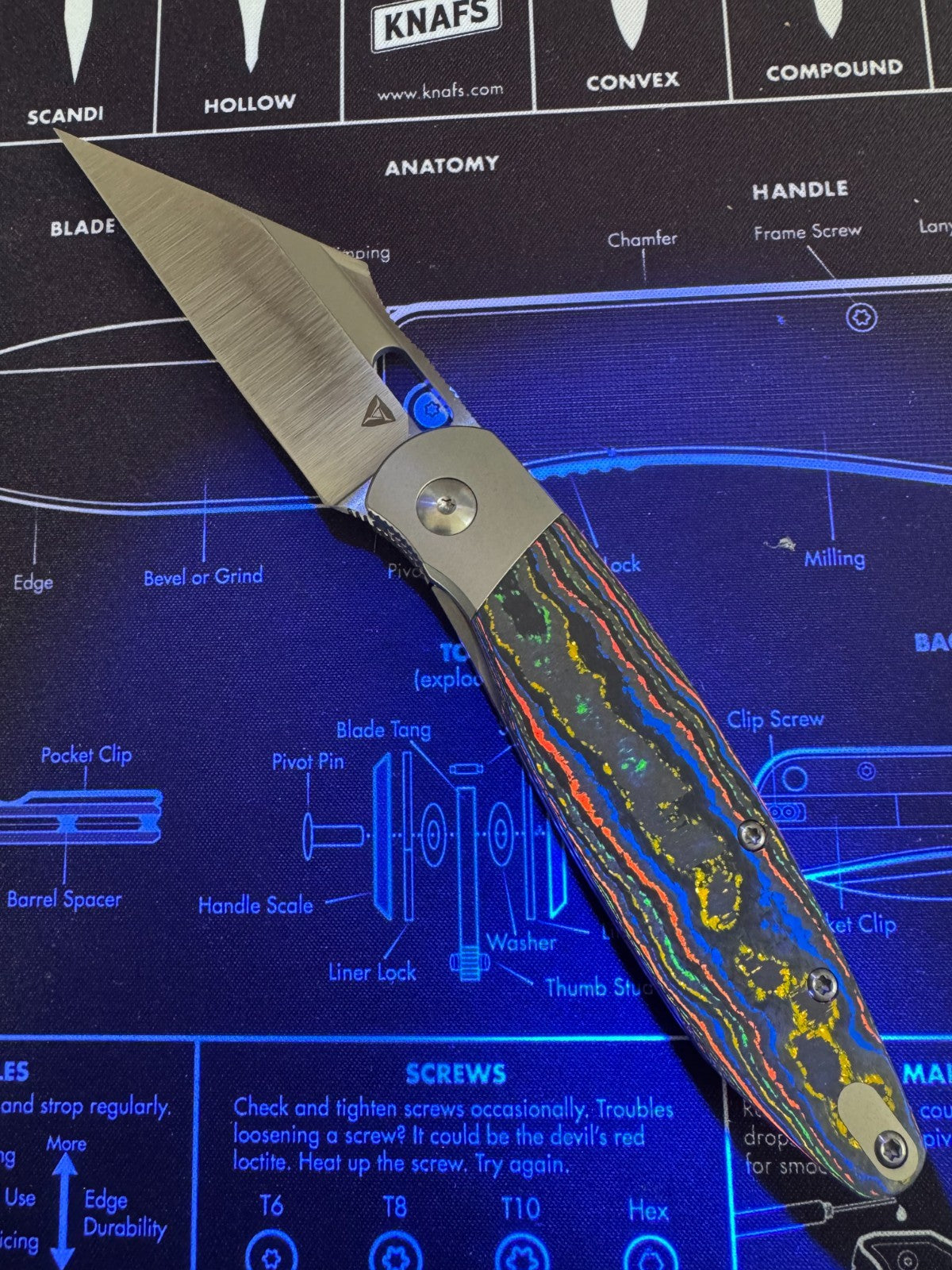 #160 Excl.Tuya BE Seaxy by Brian Edmondson S90V, TItanium 80s (Only 30 80s!!!!)