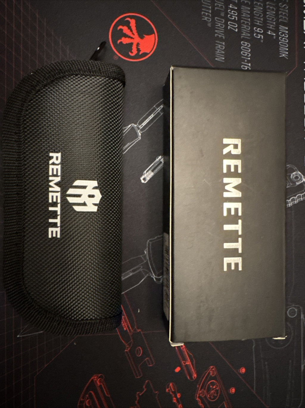 REMETTE Aurora Black G10 Folding Pocket Knife Aura G1