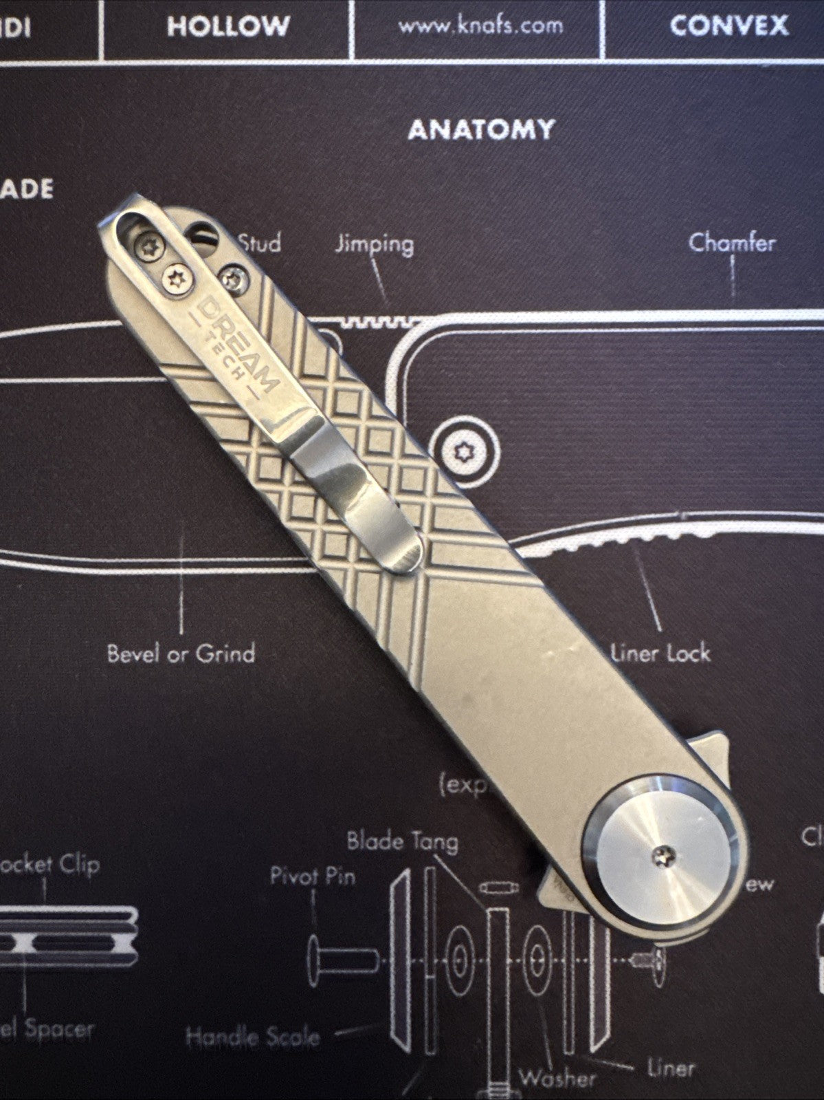 Dreamtech Titanium, 14c28n Blade, Dagger, Model : D4052 (Discontinued)