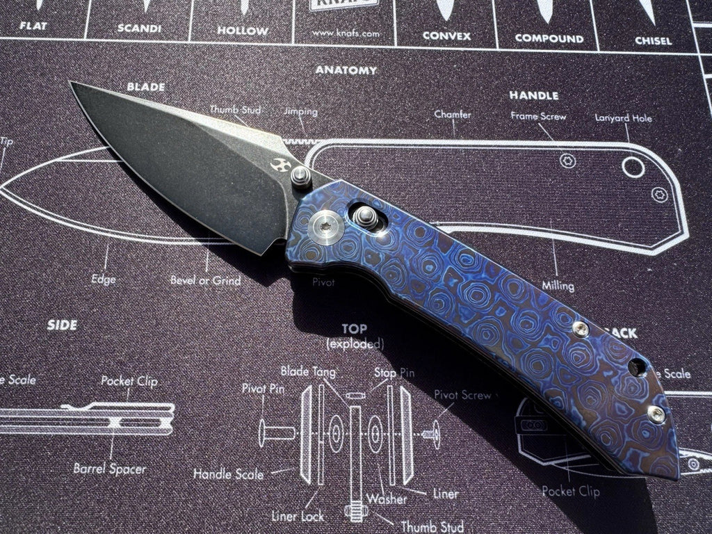 KANSEPT Fenrir - Timascus Handle - Greg Schob