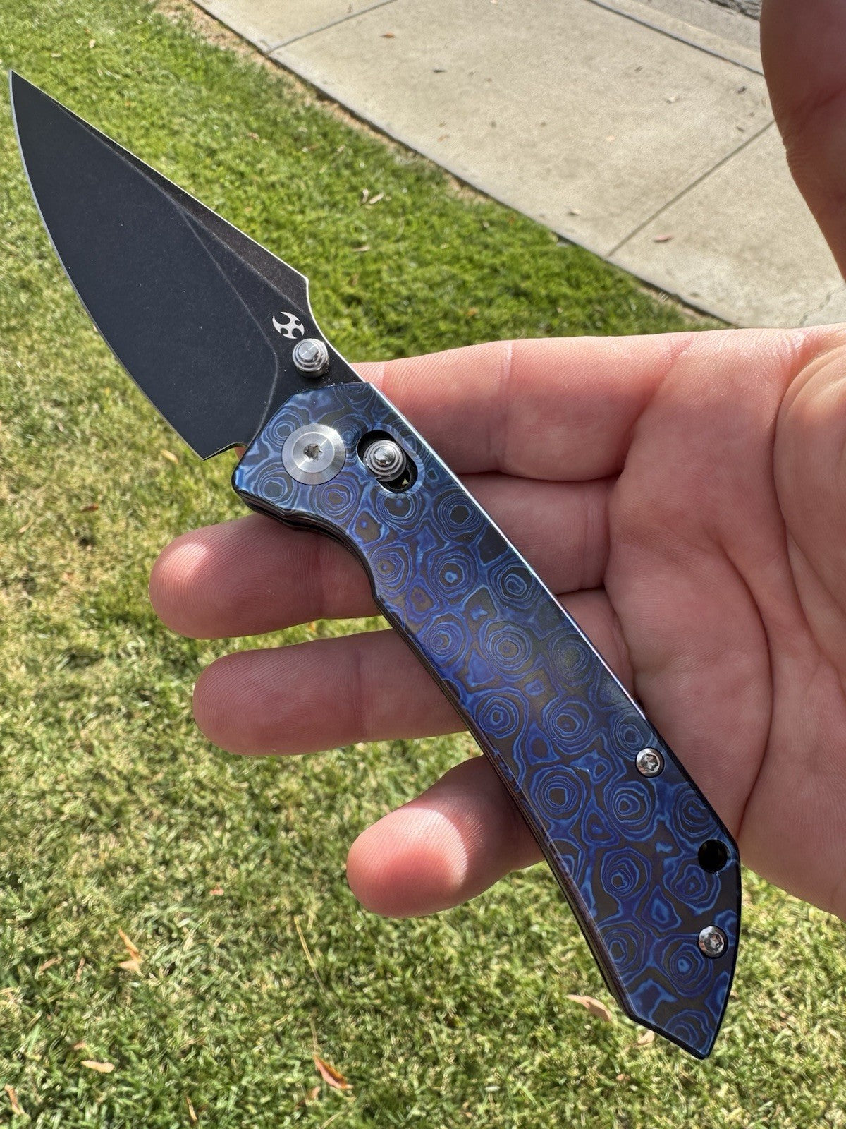 KANSEPT Fenrir - Timascus Handle - Greg Schob
