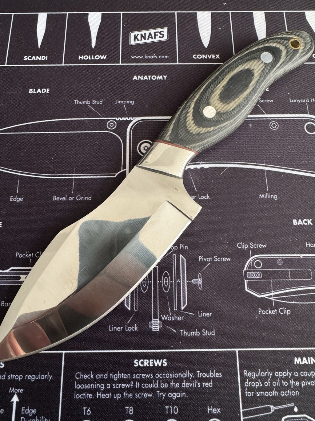 Gift-Ready 8.9" Damascus / Steel Knife Full Tang Hunt it Hunt + Leather Sheath