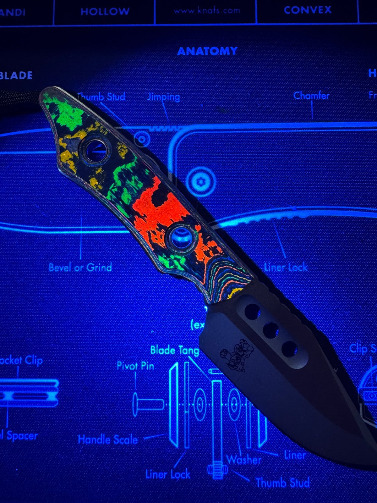 Heretic Kobold - 80s Camo Carbon - Pocket Fixed Blade - New 2026 - Exclusive #43