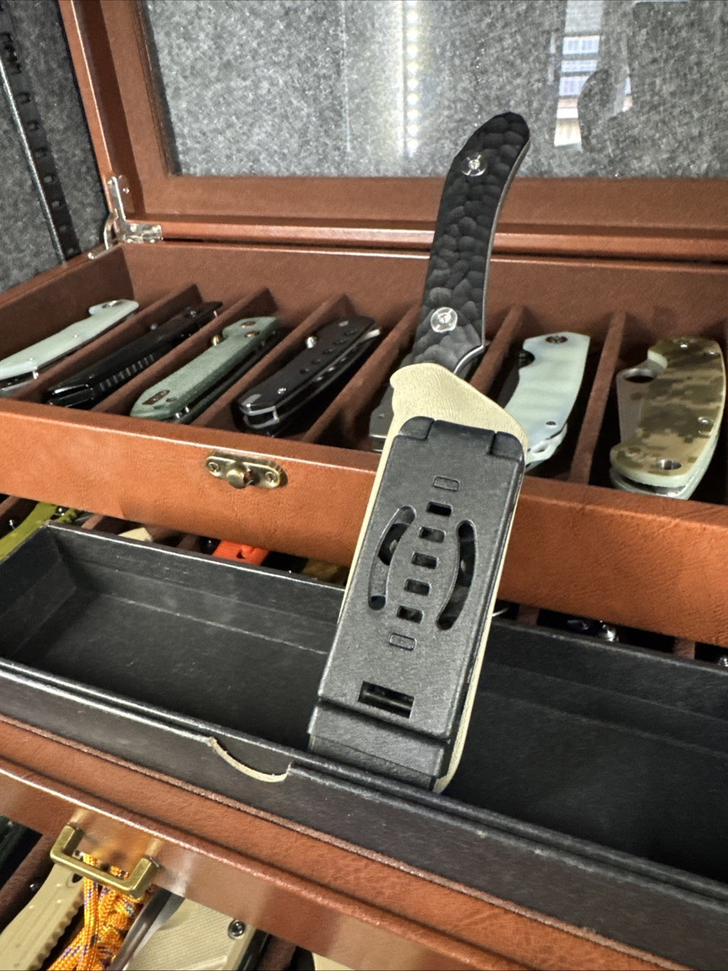 Fixed Blade Black D2 Steel - USA Made