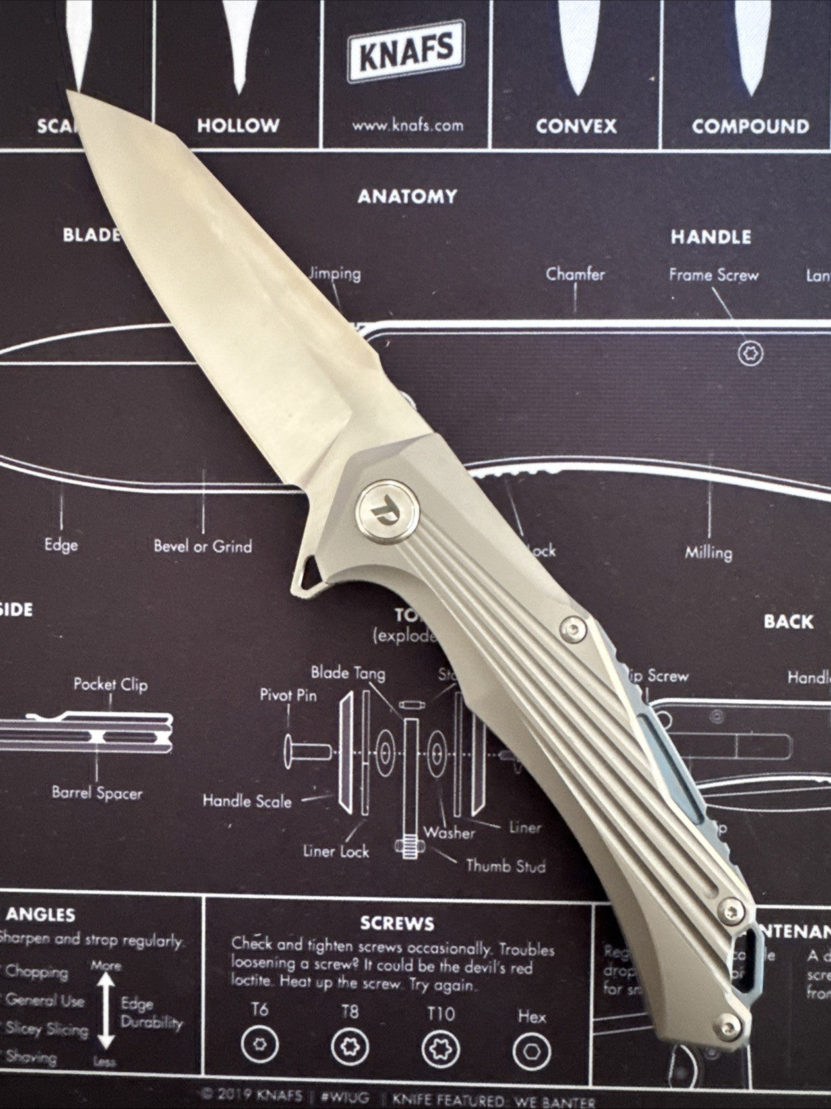 Dreamtech D3287th Anodized Titanium D2 Steel Full Size!!