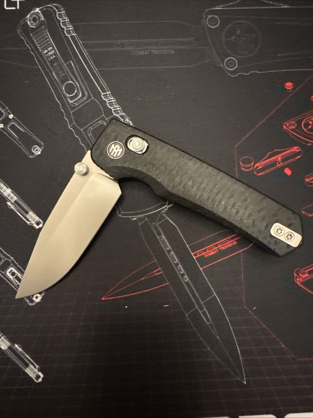 REMETTE Aurora Black G10 Folding Pocket Knife Aura G1