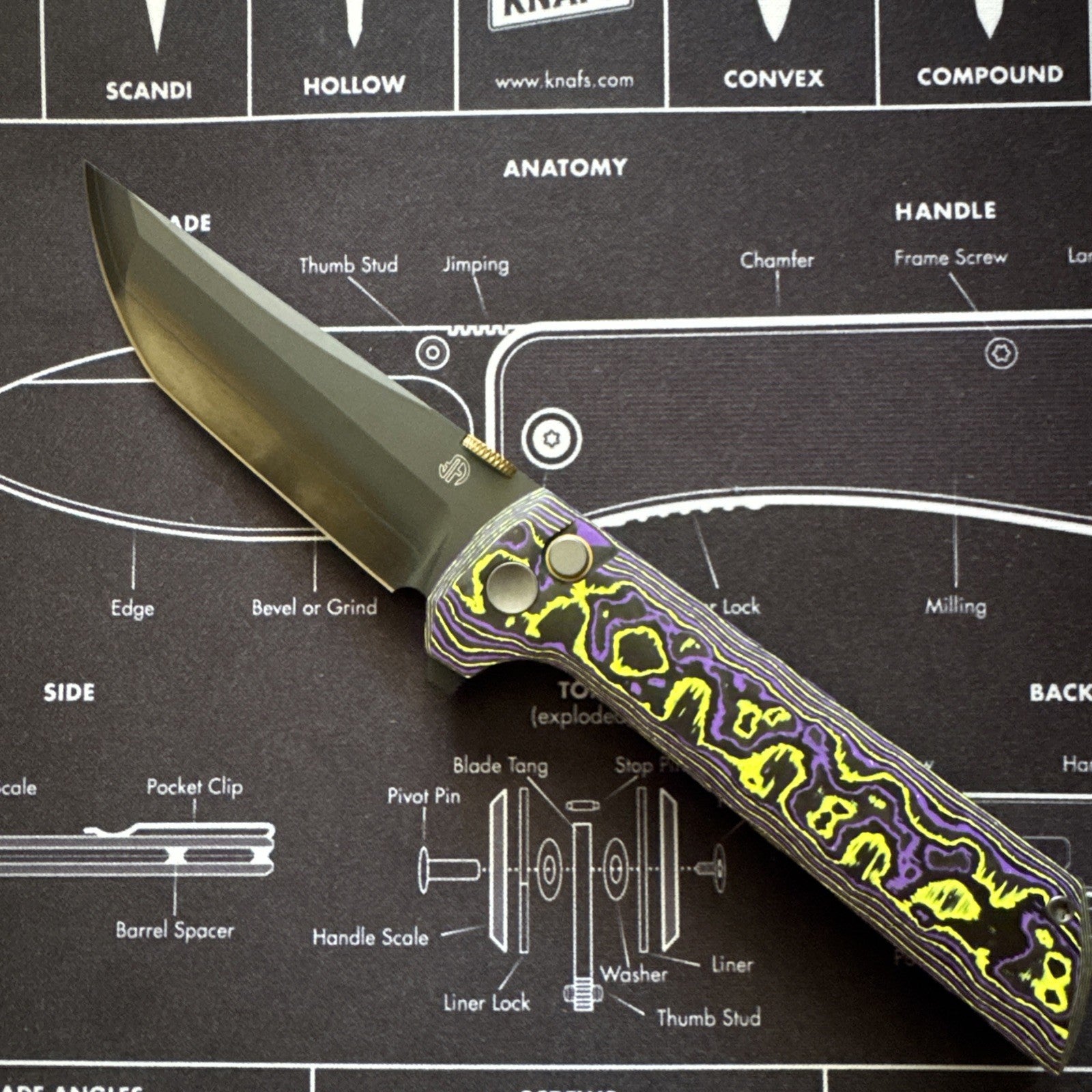 SOLD OUT - Northern Mountain Chop 2 Joker Knife UV Reactive