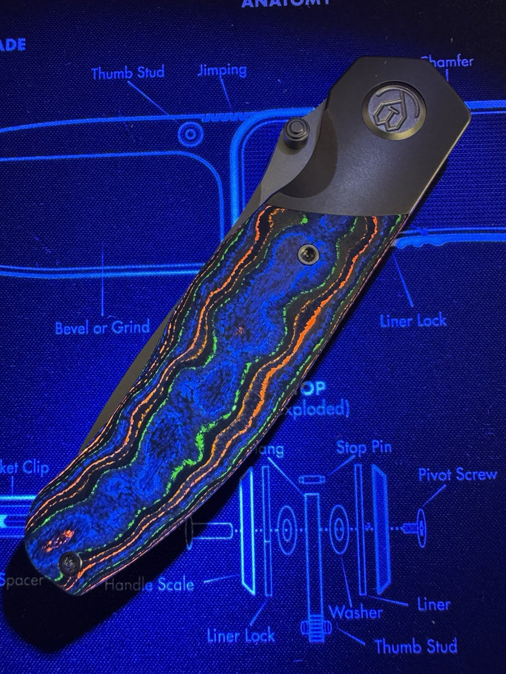 KB  Velvet Snake M390/TITANIUM & 80's Camo Carbon Fiber