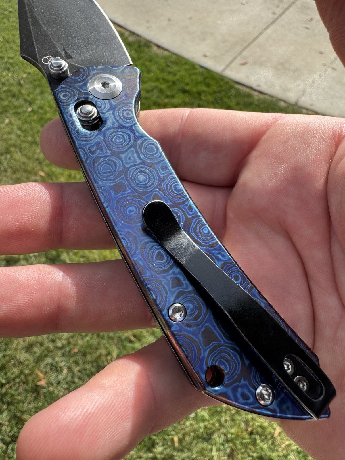 KANSEPT Fenrir - Timascus Handle - Greg Schob