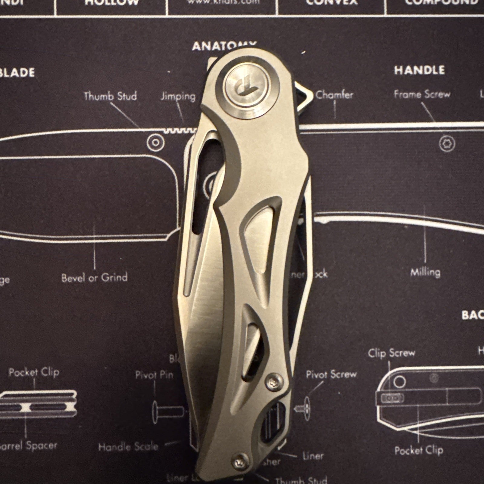🔥Dreamtech M390 Blade, Button Lock, Titanium Handle,  Model: D3665G 🔥
