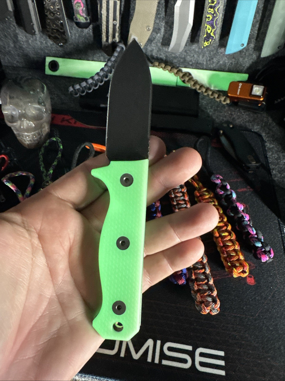 UV-Reactive Fixed Blade USA MADE