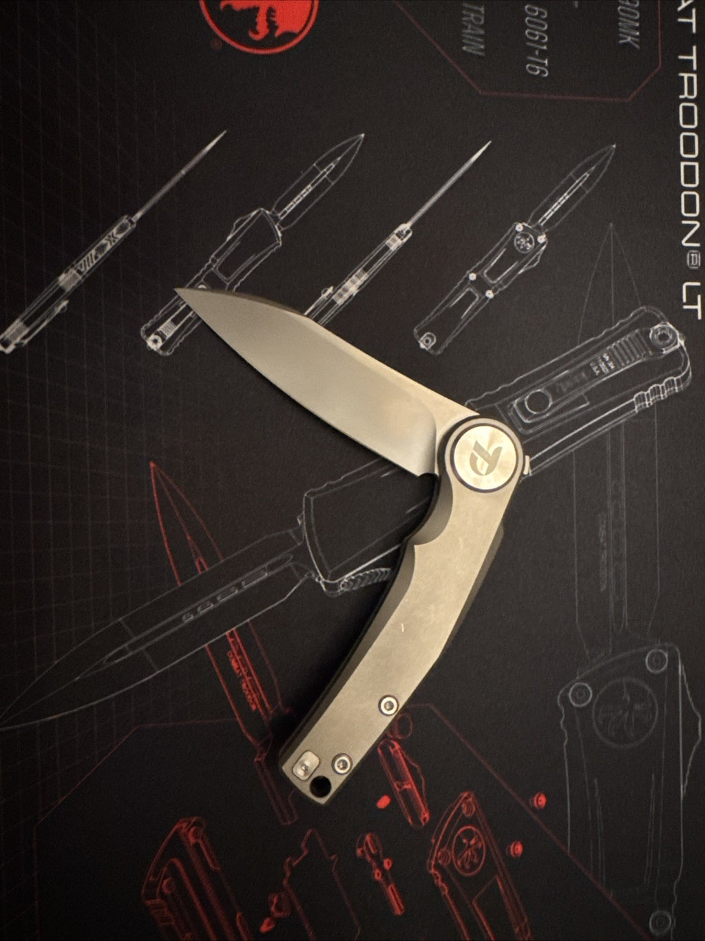 Dreamtech Dtk618tg Titanium M390 Pocket Knife Titanium Handle