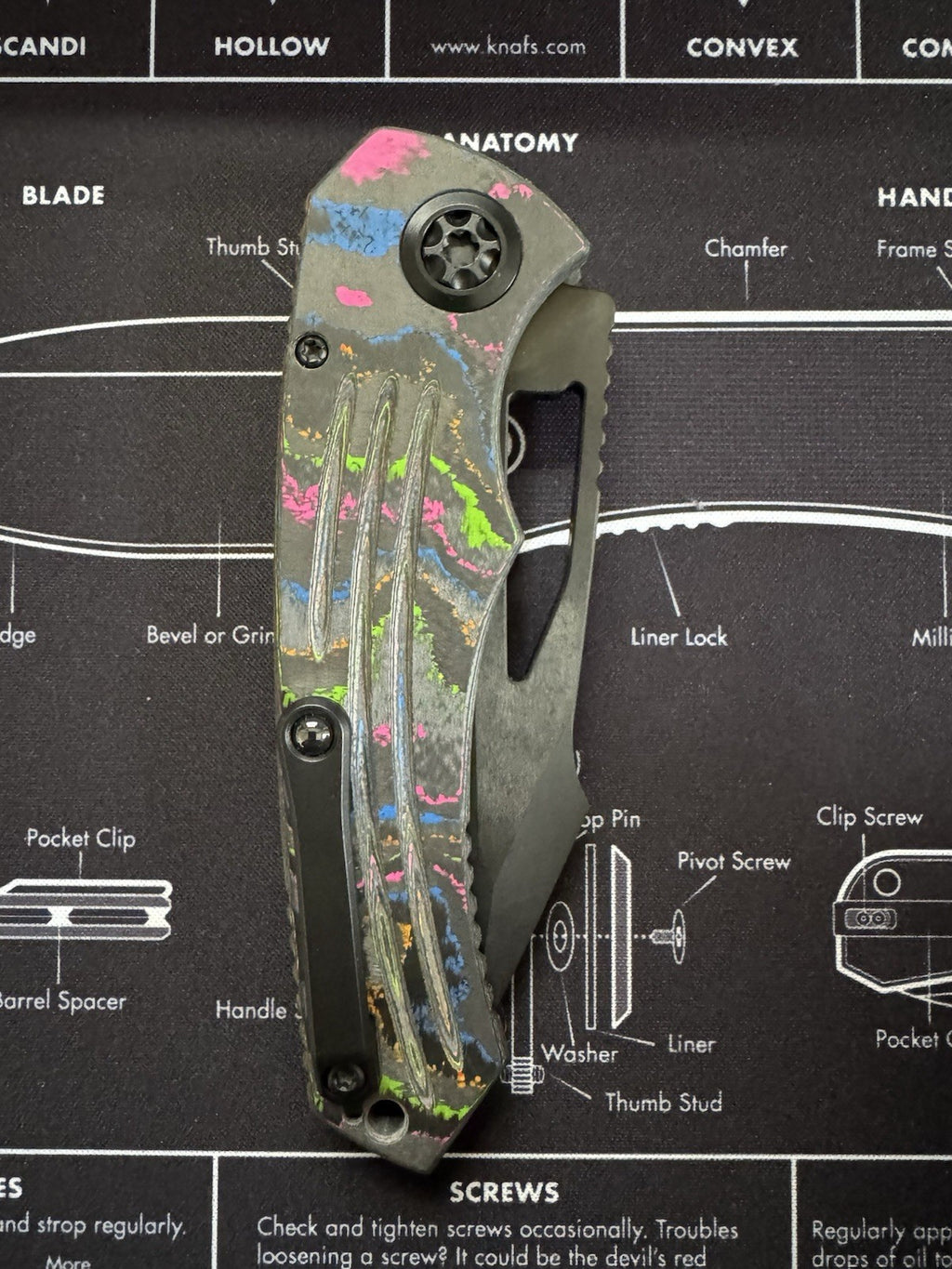 #69 HERETIC PARIAH BROP EXCL MAGNACUT DLC TANTO 80’S CARBON FIBER USA RARE