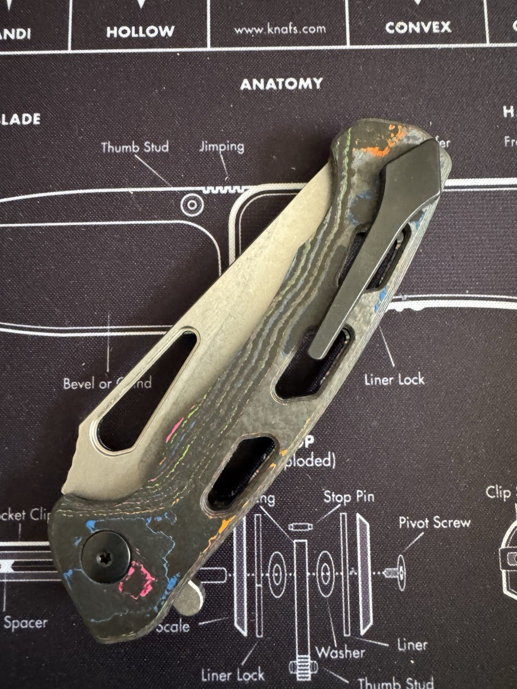80’s Dead Reckon Skeletonized Ridge Back,Flipper tab, magnacut, stone washed 