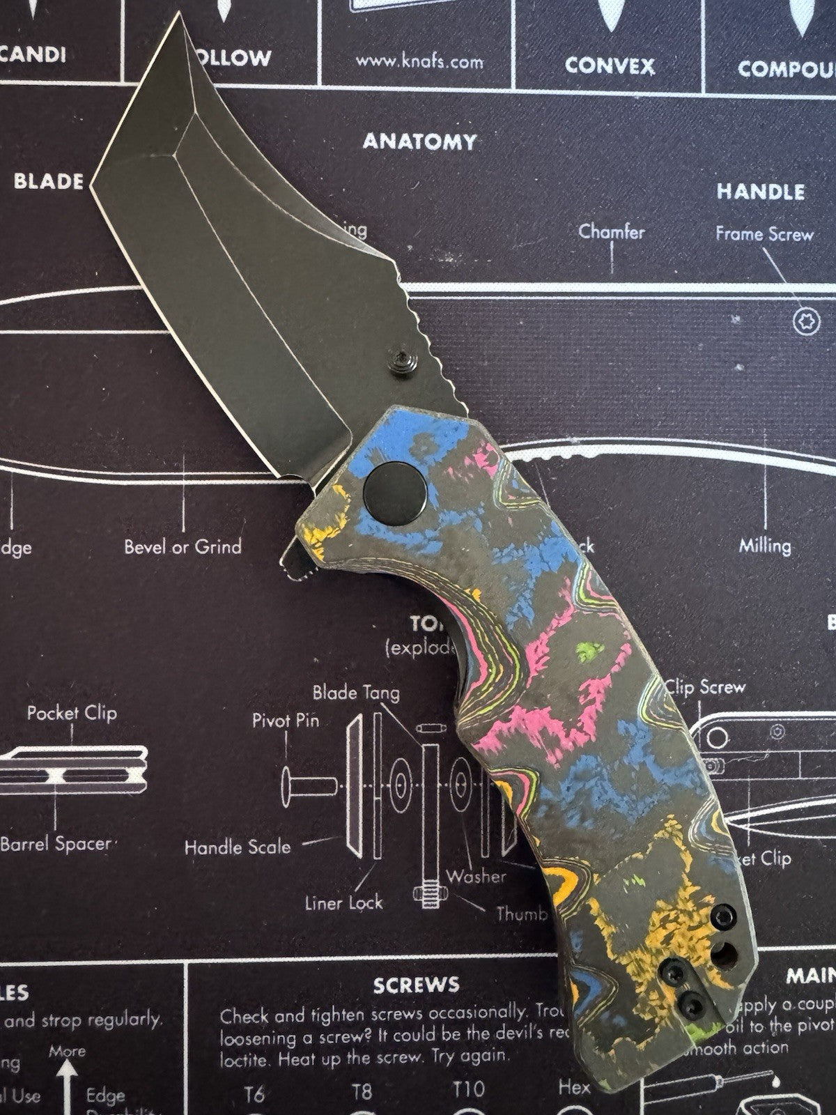 Ground Zero Black PVD D2 - Core 80s Camo Carbon