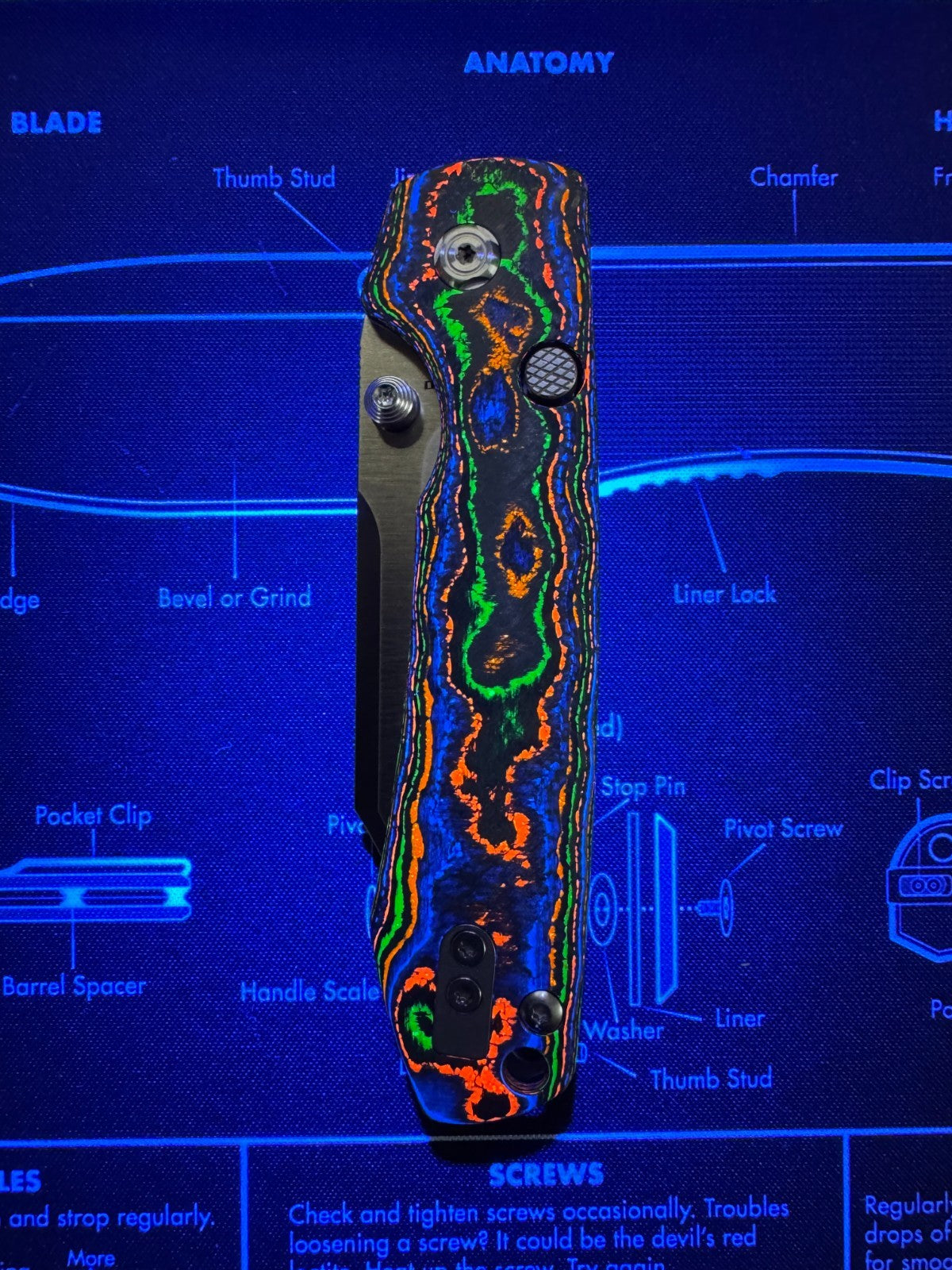 Vosteed Racoon M390 Satin 80s Camo Carbon Fiber BR OP Exclusive