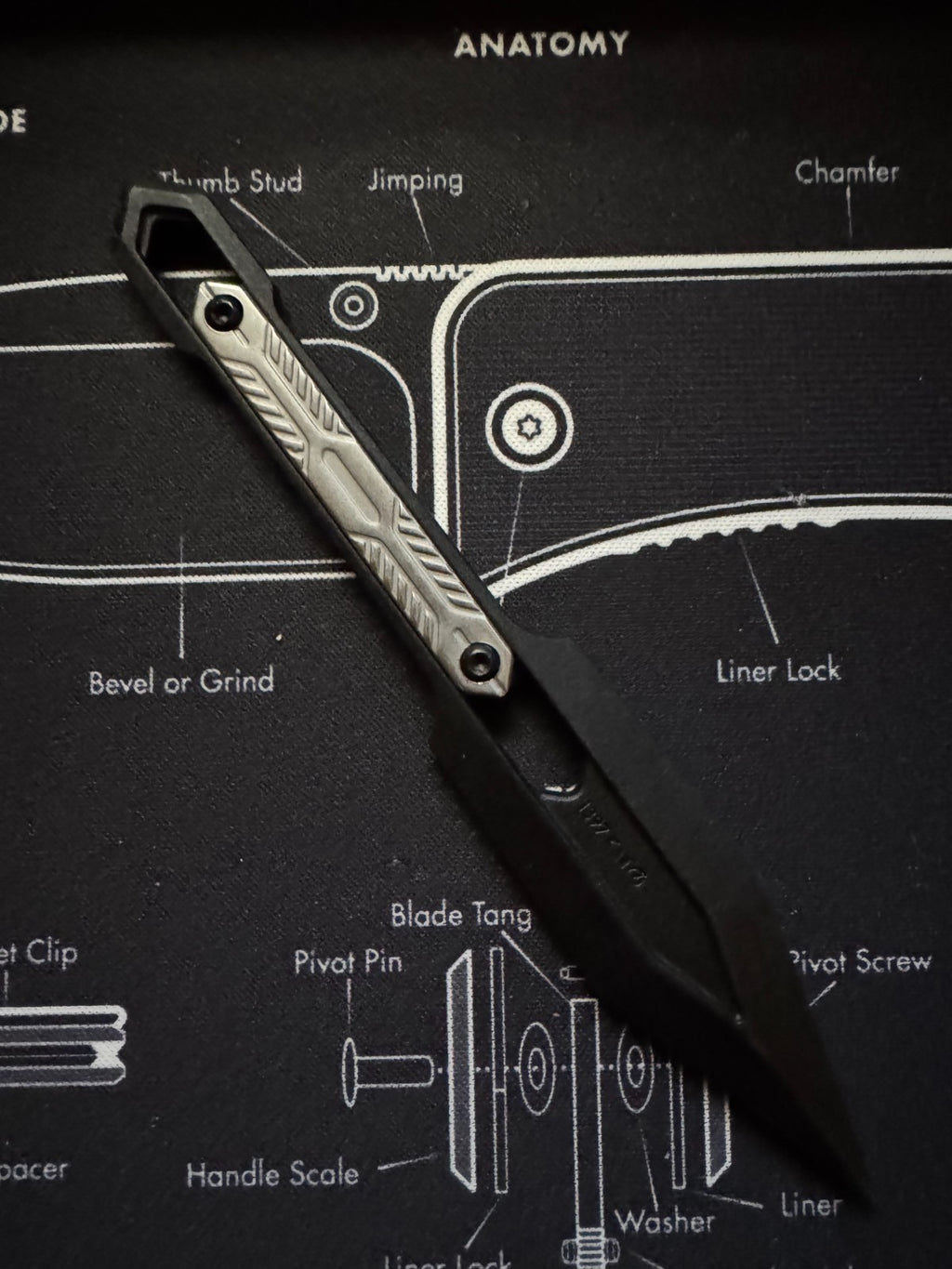 New Kershaw Inverse Fixed Blade Knife 1397X