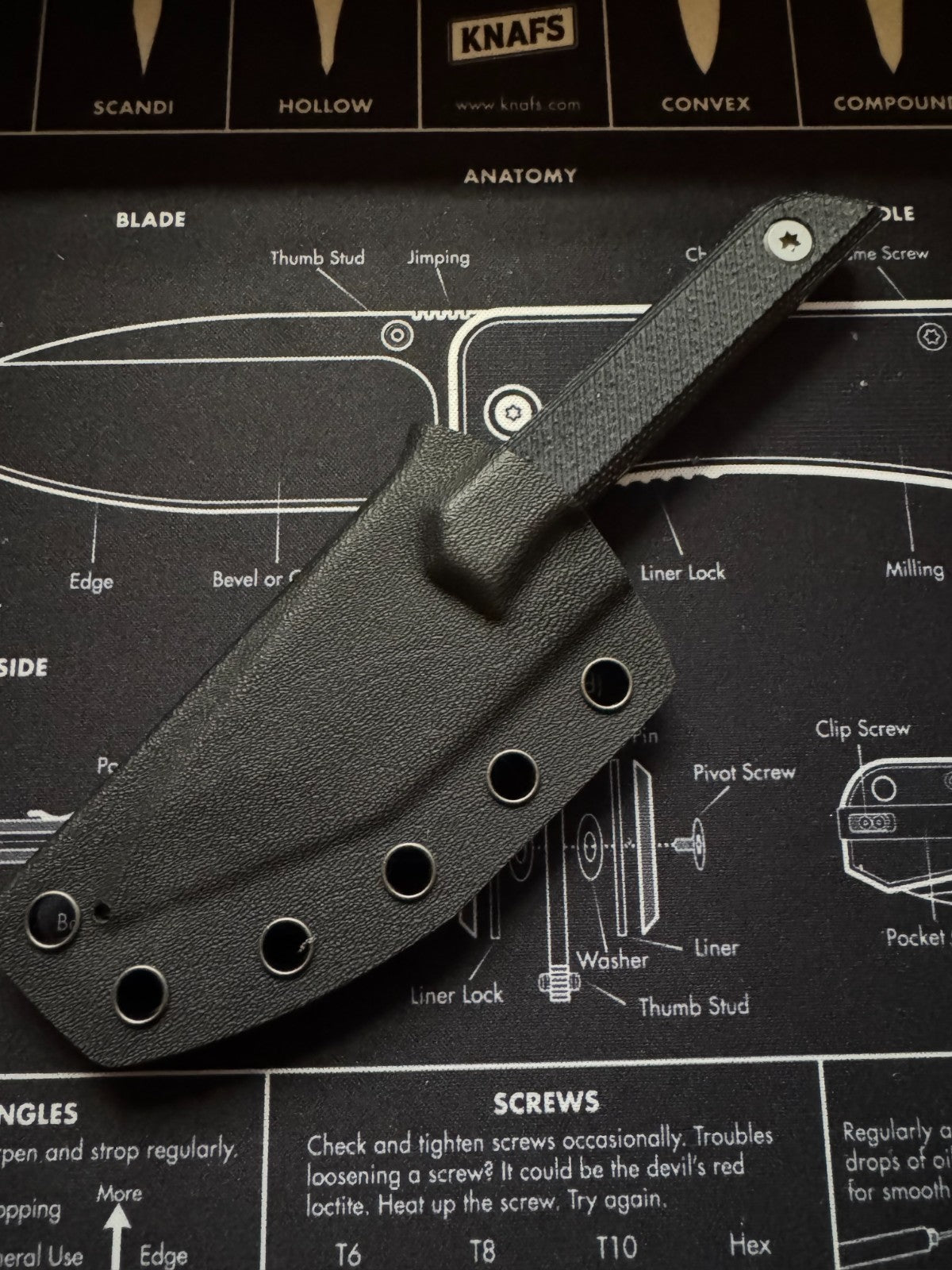 TacKnives Mini Marlin fixed Blade EDC -