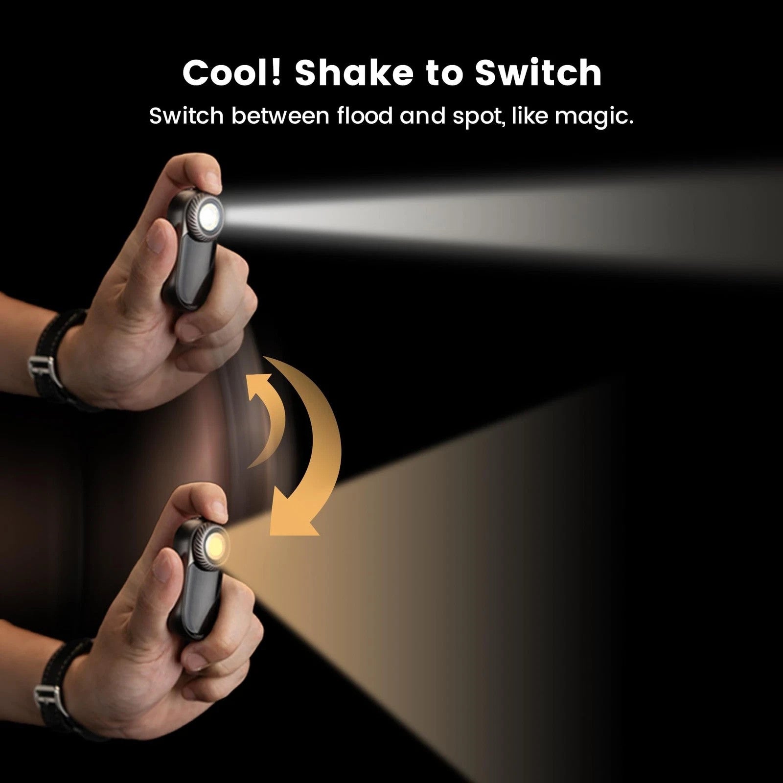 LOOPDOT EDC Flashlight – Rechargeable Small and Powerful LED Green