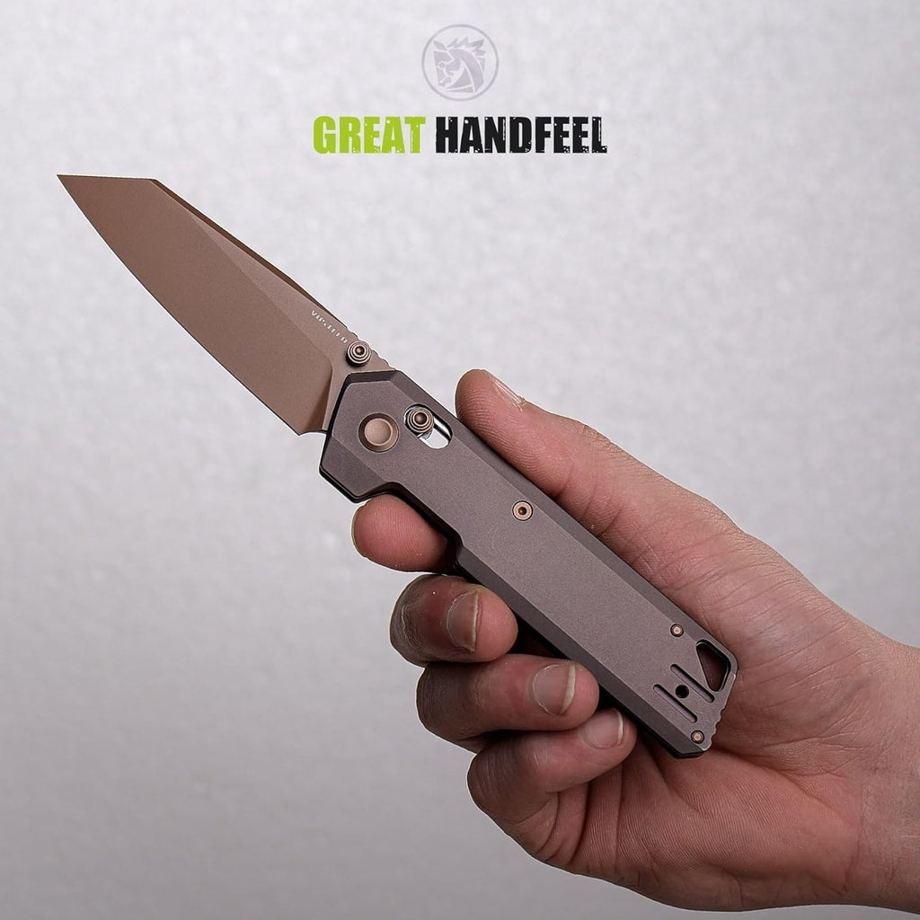 SOLD OUT - Vosteed Parallel Crossbar Lock 3" S35VN Copper Titanium