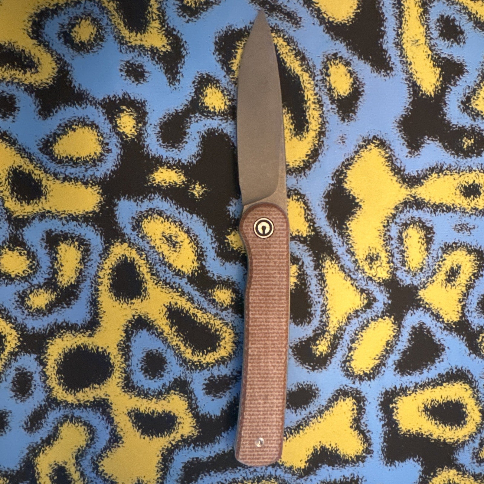 Civivi Knives Stylum Folder C20010B-A 10Cr15CoMoV Stainless Steel Brown Micarta
