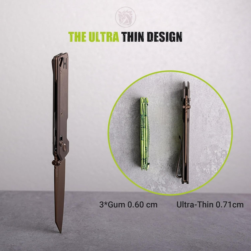 SOLD OUT - Vosteed Parallel Crossbar Lock 3" S35VN Copper Titanium