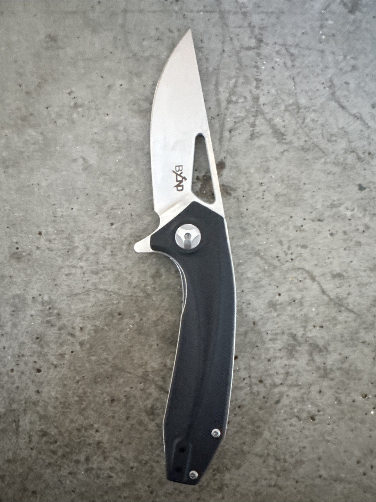 Beyond EDC Sirocco Folding Knife 3.25" D2 Tool Steel Blade Black G10 Handle