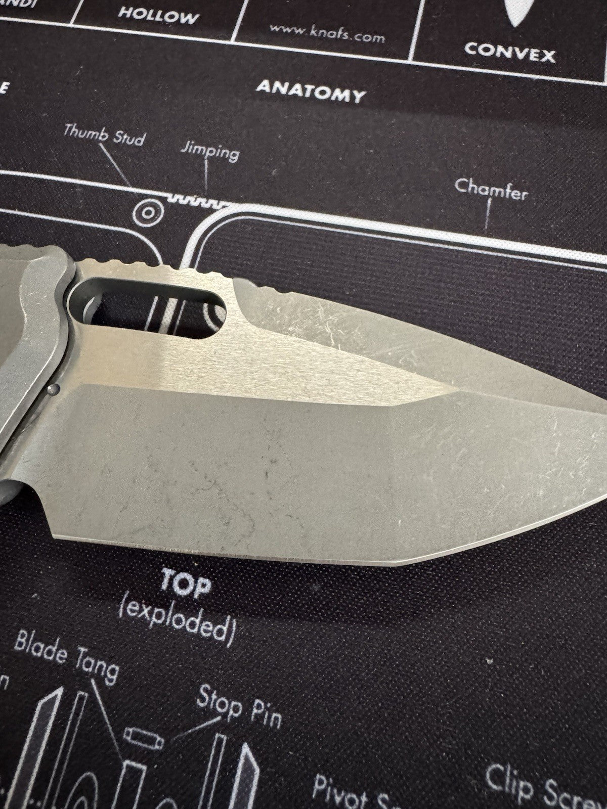 RARE! SOLD OUT  - Heretic Medusa Manual Tanto Battleworn Titanium