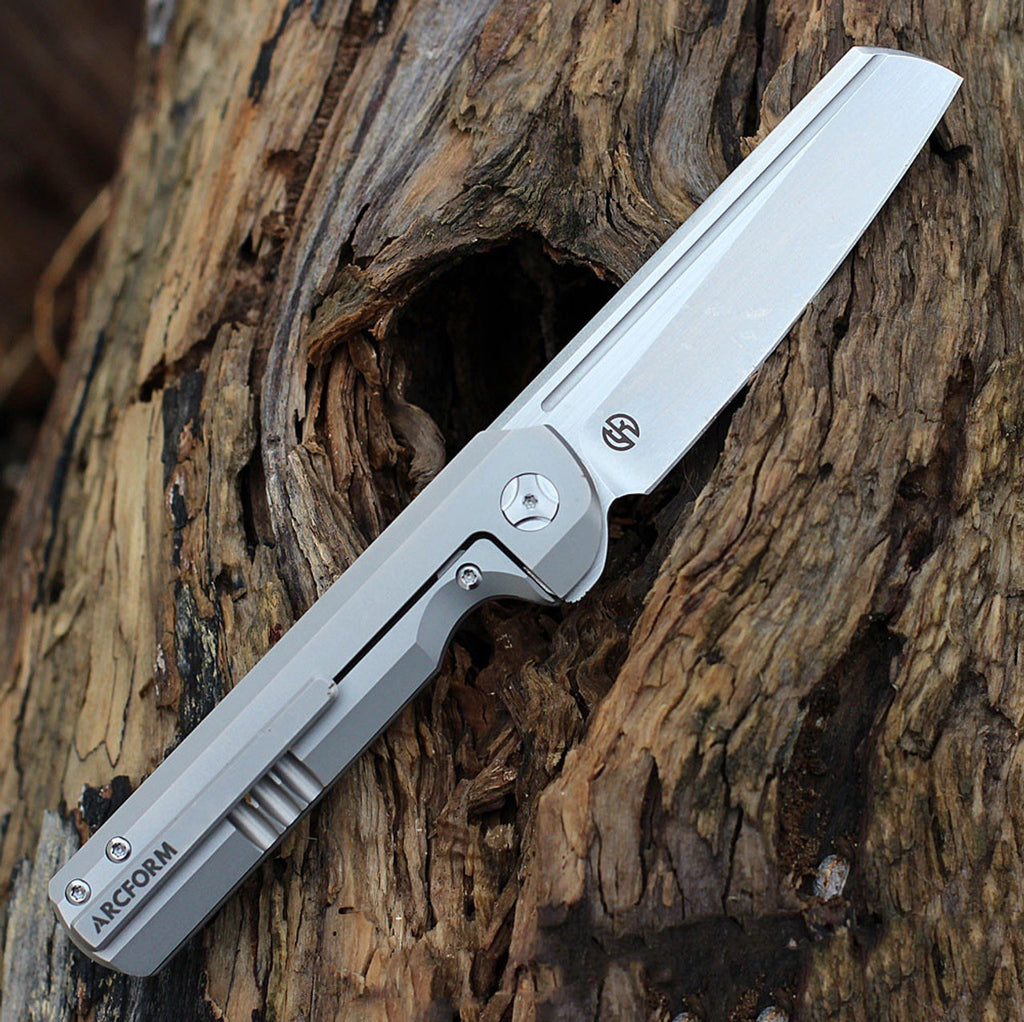 Arcform Slimfoot Frame Lock Titanium M390