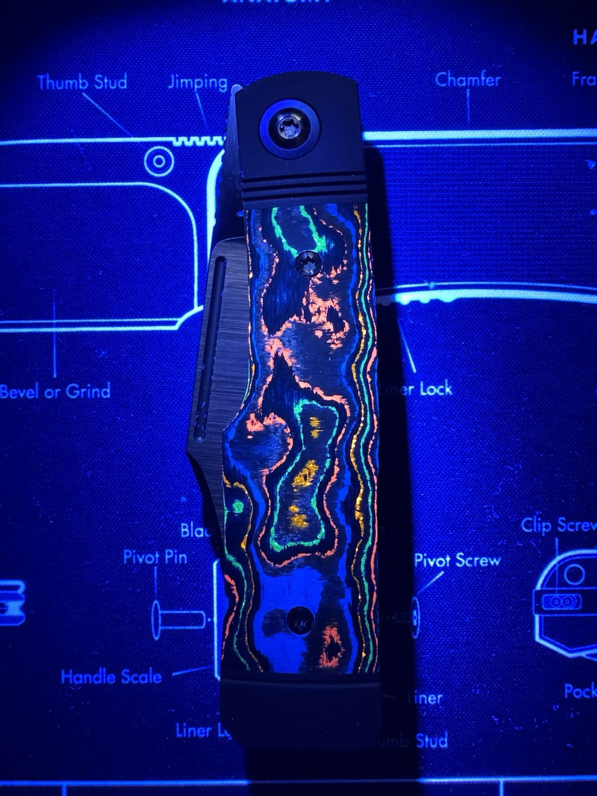 Jack Wolf Knives - GUNSLINGER JACK - CAMOCARBON 80S