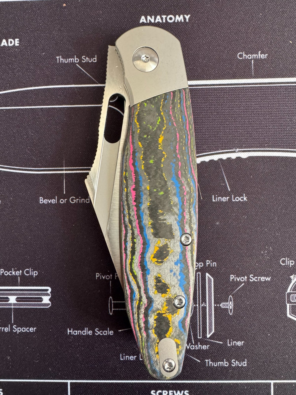 #160 Excl.Tuya BE Seaxy by Brian Edmondson S90V, TItanium 80s (Only 30 80s!!!!)