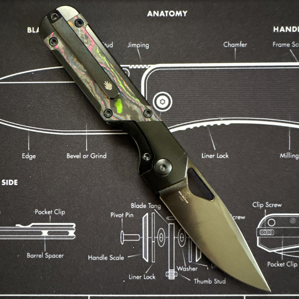 Kizer Mini Militaw 80s Camo Carbon Fiber
