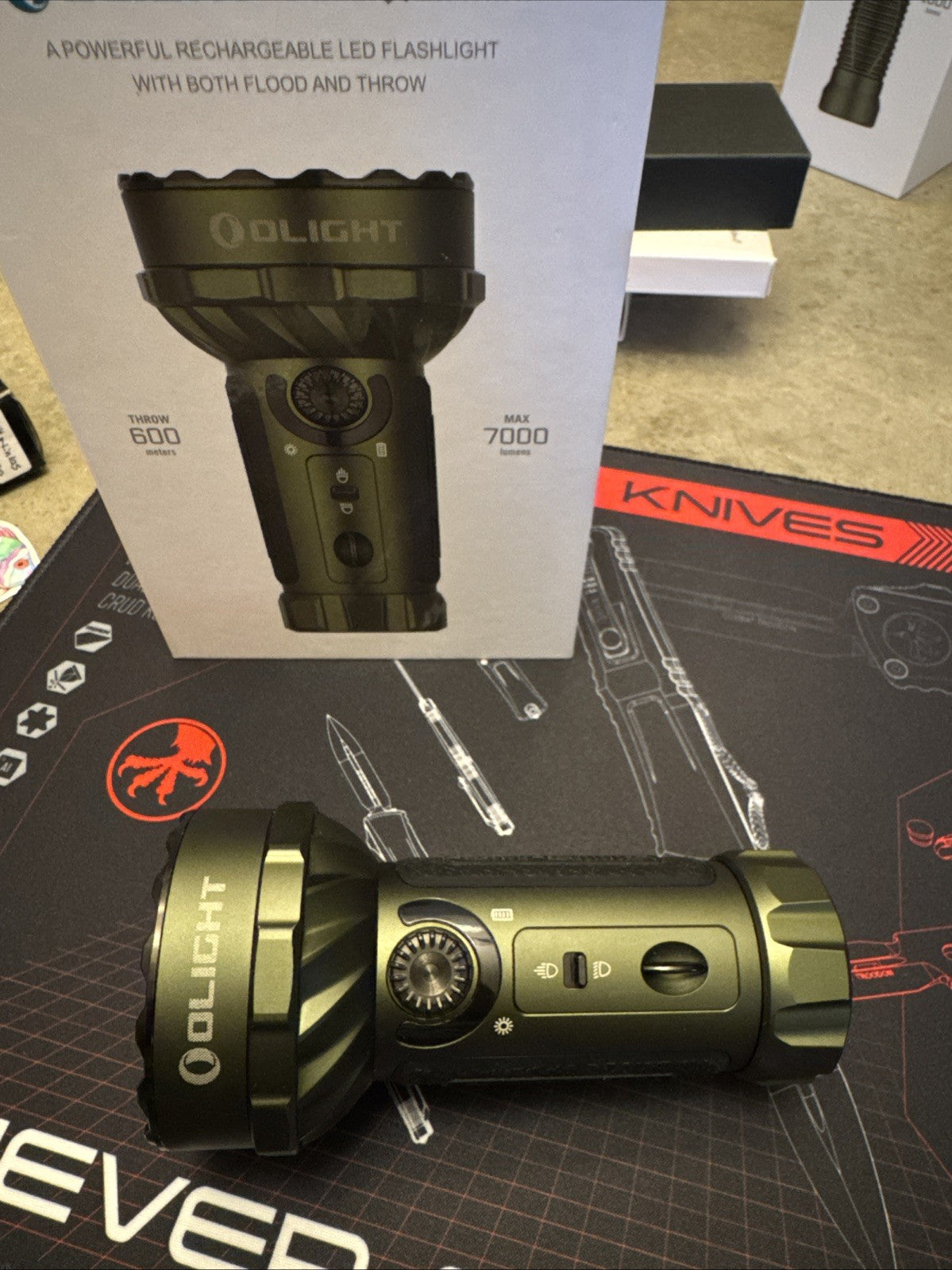 Olight Marauder Mini Flashlight 7000 Lumen Green