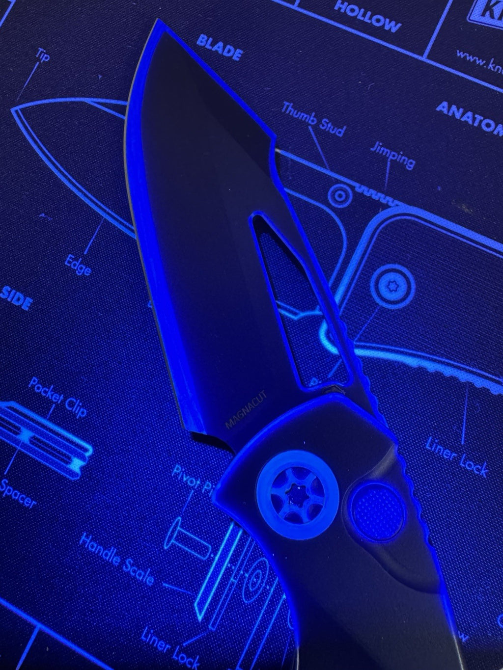 #43 Heretic Knives Pariah Knife Secret Cel Shade (3.8" Cel Shade)