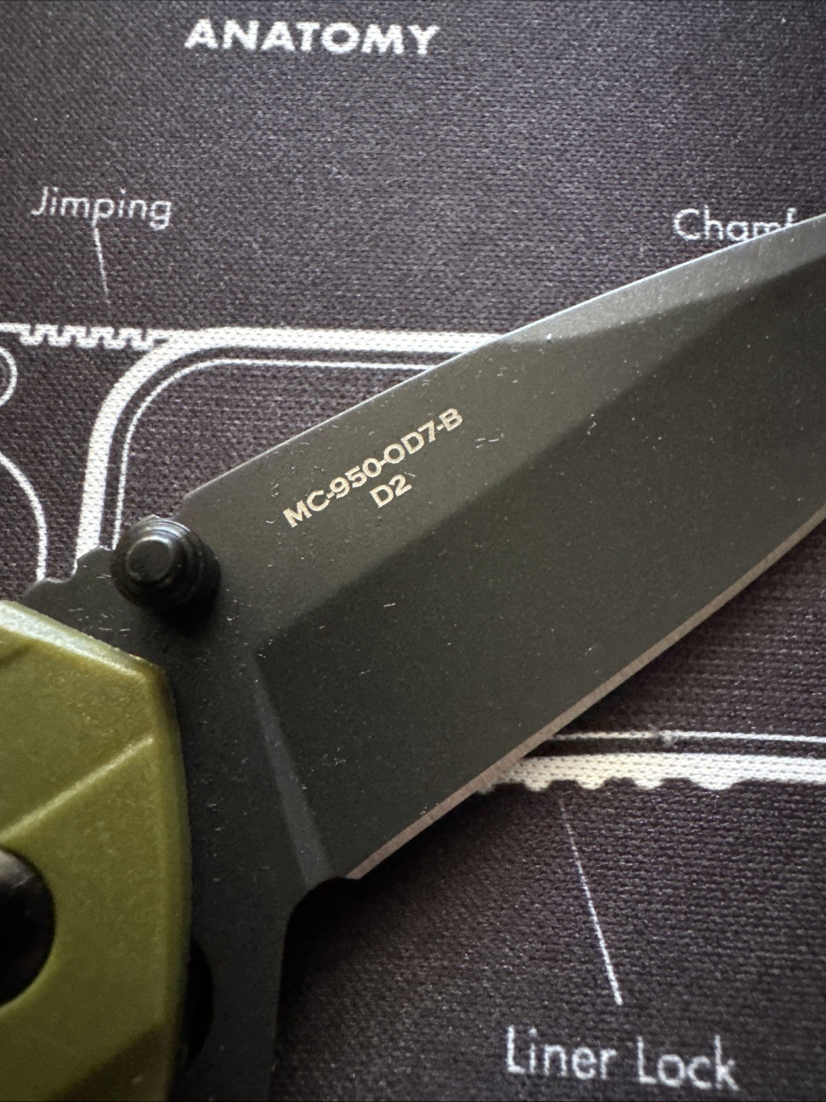 Bear & Son Rancor IX Slide Lock Flipper Knife 4-3/8" Blade - Green