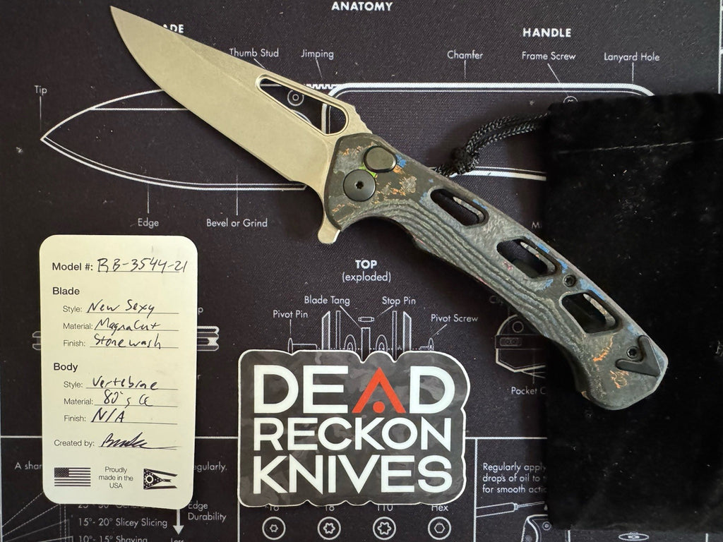 80’s Dead Reckon Skeletonized Ridge Back,Flipper tab, magnacut, stone washed 