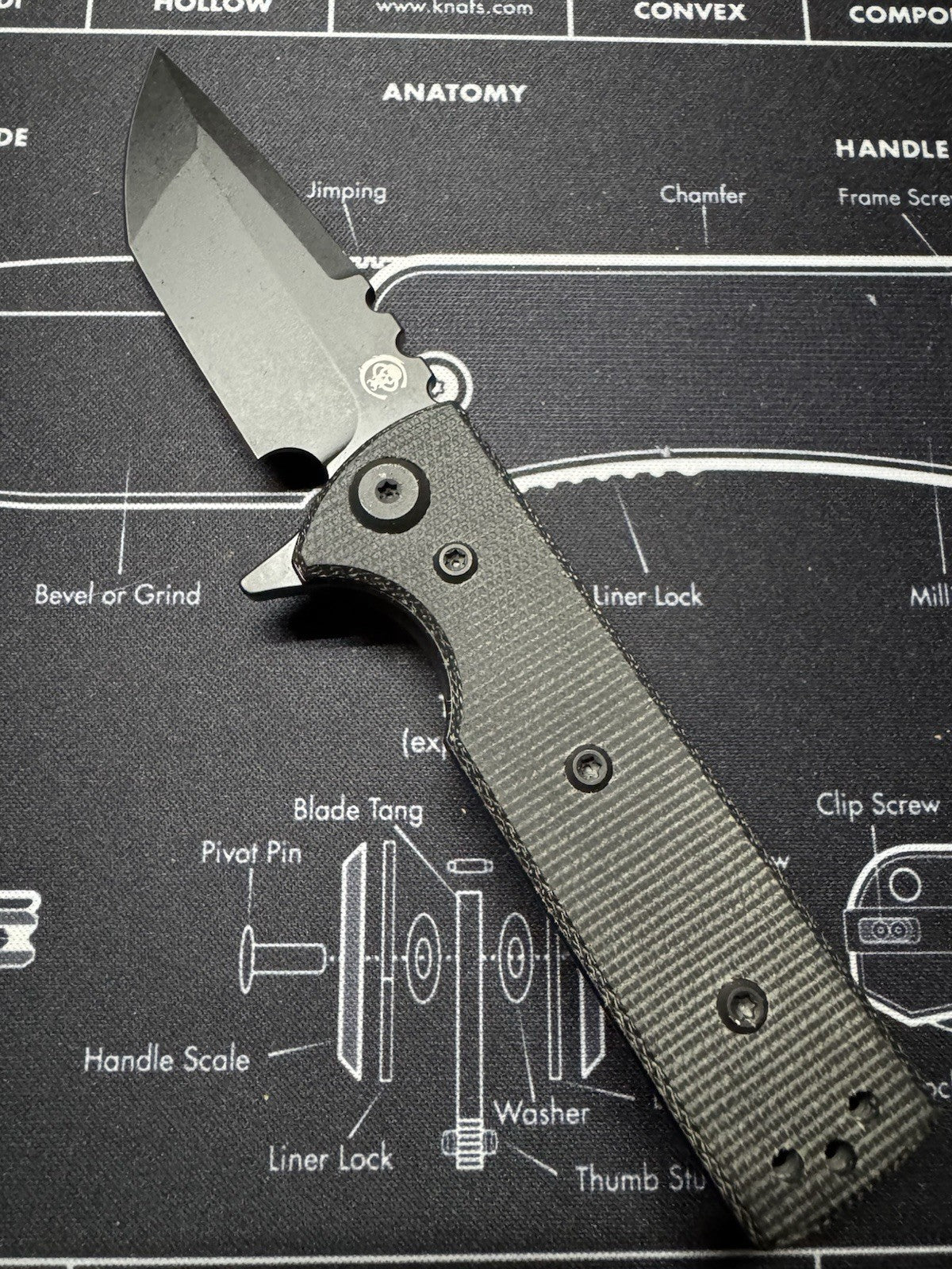 Chavez T.A.K Elmax Blade Black Micarta (No Box)