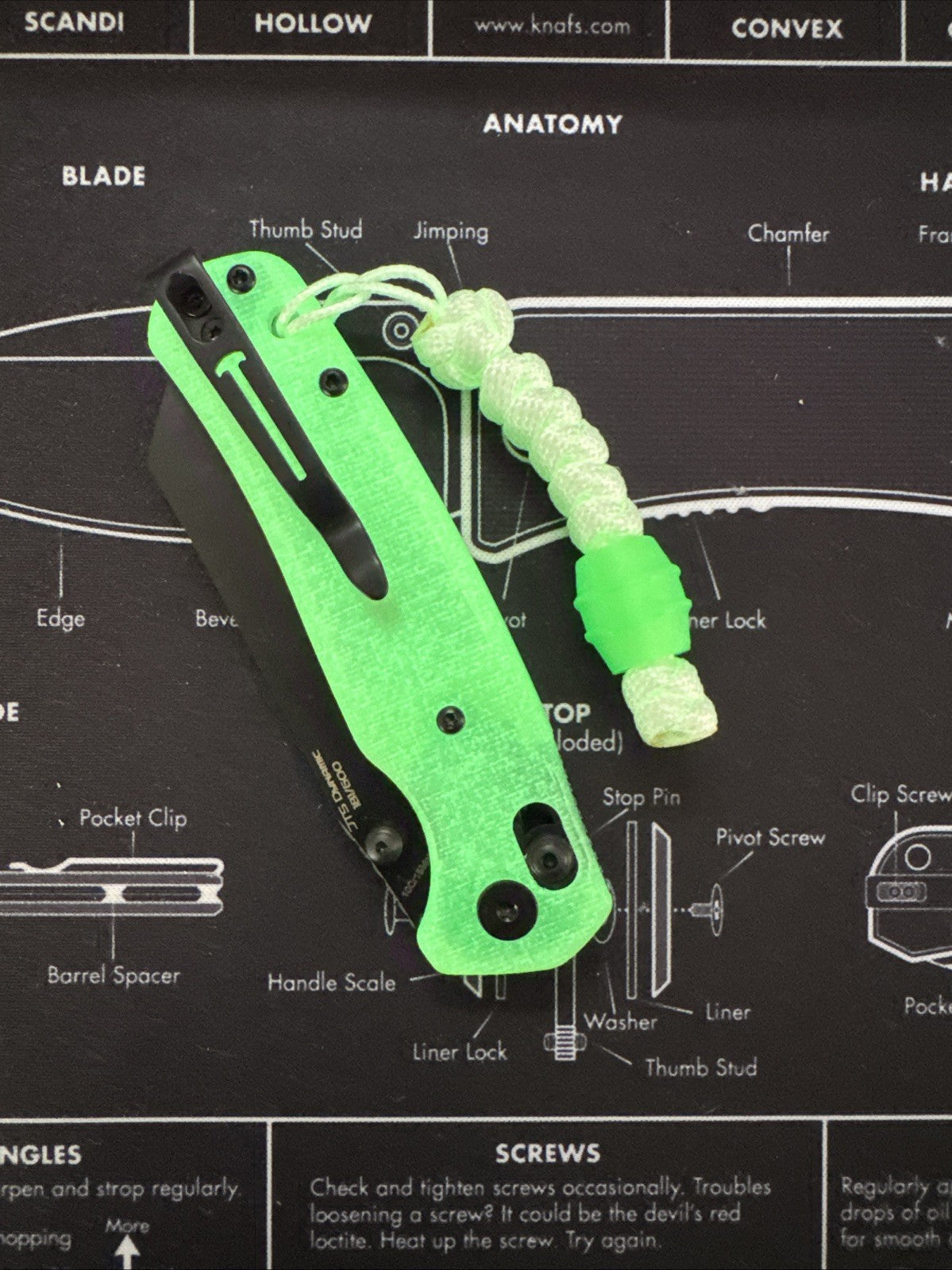 Exclusive Bestechman Glow Cicada’s Wing Knife